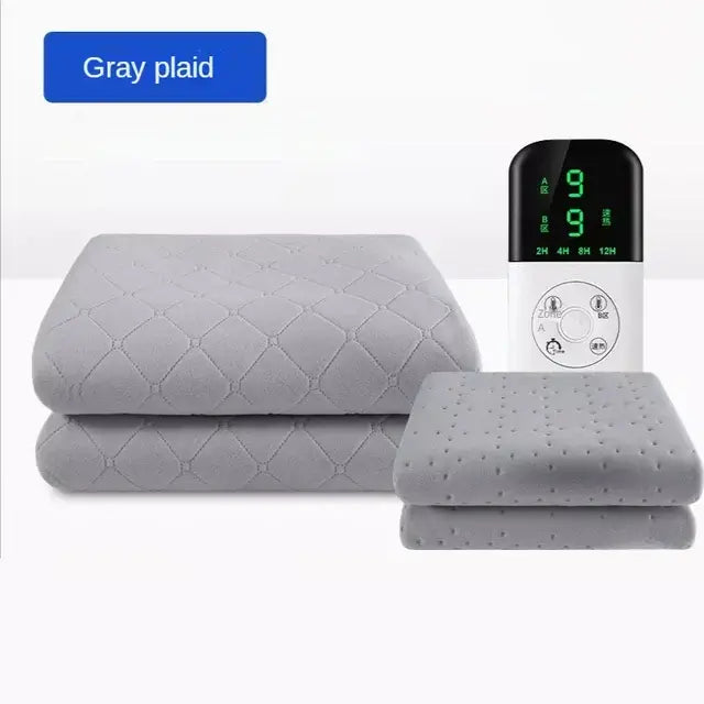 Electric Blanket 220V Heating Flannel Bed Pad Winter Body Warmer Mattress Thermostat Heated Pad Home Thicker Double Bed Soft Mat