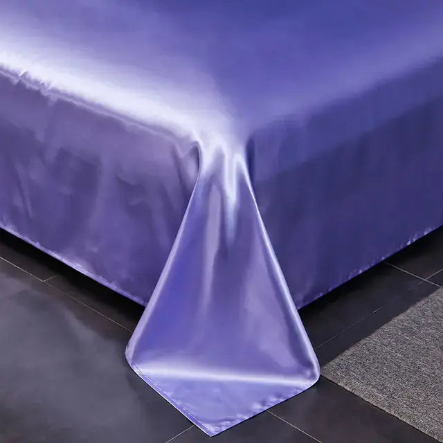 New Double sided Ice silky bed sheet , double bed single bed, summer bed linen, machine washable solid color single bed