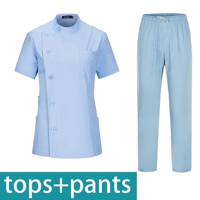 Unisex Medical Uniforms Scrubs Sets Women Hospital Uniforms Nurses Accssories Dental Clinic Beauty Salon Spa Workwear Overalls