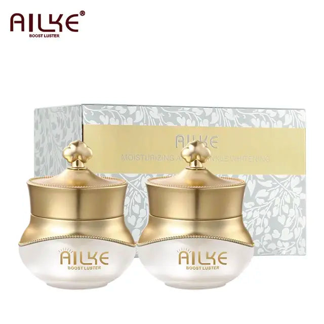 AILKE Anti-Aging Wrinkle Whitening Skin Care Face Cream With Collagen Rose Moisturizing Brightening Women Facial Korean Cosmetic