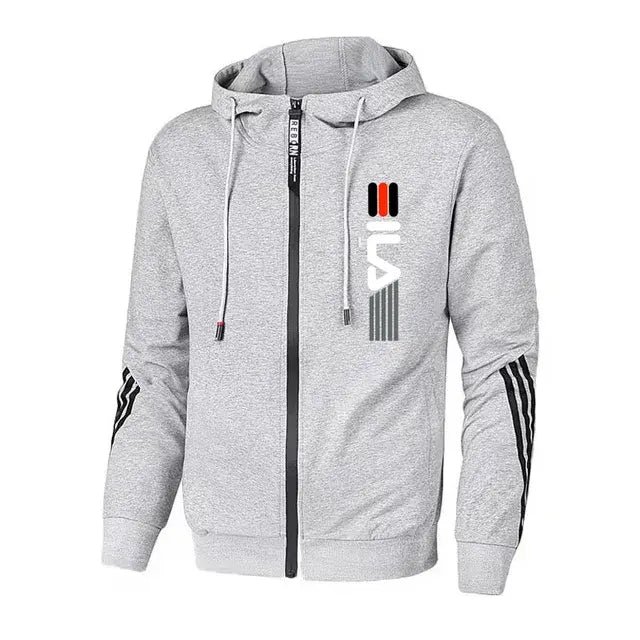 Mens Tracksuit Zipper Hoodies+Sweatpants 2-Piece Set Autumn Winter Male Daily Casual Sports Jackets Jogging Suit Tops Or Pants