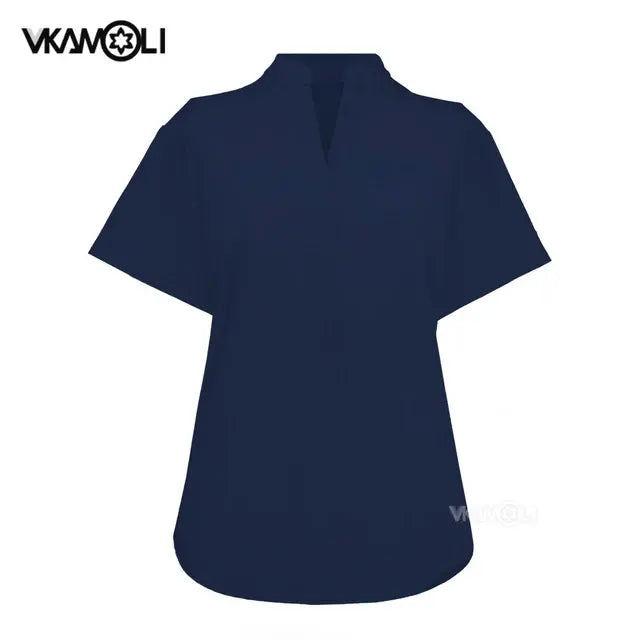 Standing collar surgical tops and pants operating room work clothes scrub sets Beauty salon dental oral female work uniforms