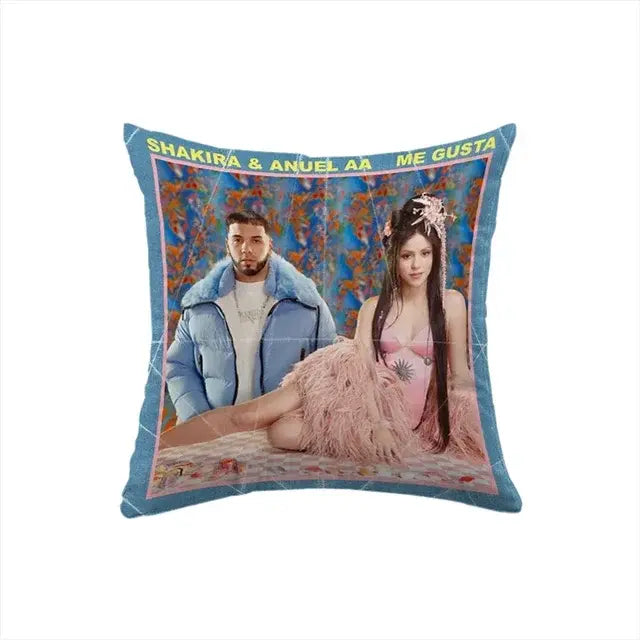 Cushion Cover Pillowcases Anuel AA Square Luxury Pillow Cover Pillow Case Sofa Car Bed Room Decor  Dakimakura Wedding