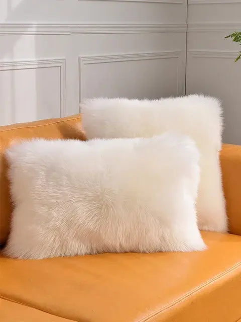 Fur Pillowcase Cushion Cover Decorative Long Hair Pillow Plush Case New Luxury Series Style Faux Throw Cushion Decor