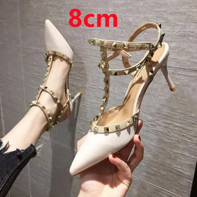 Women Fashion Slip on Office Red High Heel Shoes Lady Classic Black High Quality Office Pumps Zapatos Dama Cool Heels G6166