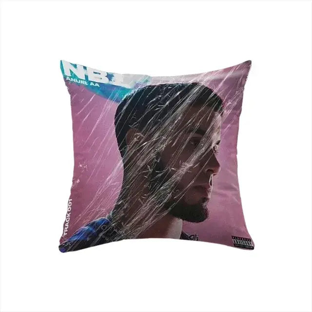 Cushion Cover Pillowcases Anuel AA Square Luxury Pillow Cover Pillow Case Sofa Car Bed Room Decor  Dakimakura Wedding