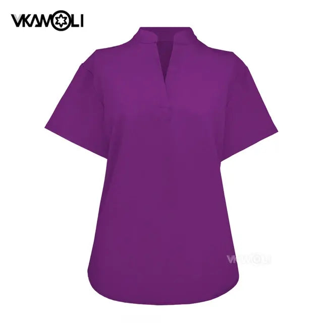 Standing collar surgical tops and pants operating room work clothes scrub sets Beauty salon dental oral female work uniforms