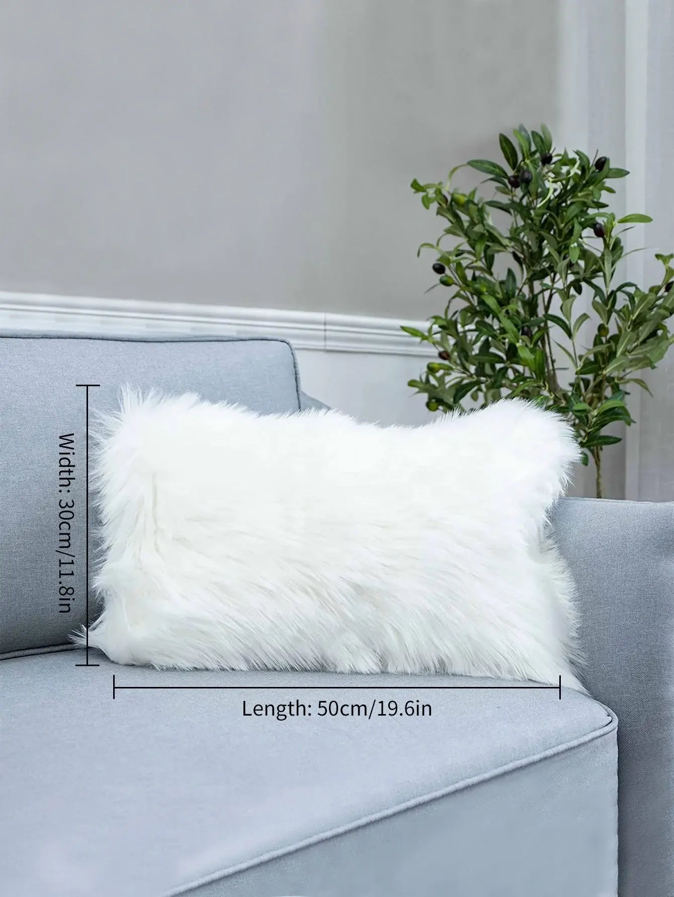 Fur Pillowcase Cushion Cover Decorative Long Hair Pillow Plush Case New Luxury Series Style Faux Throw Cushion Decor