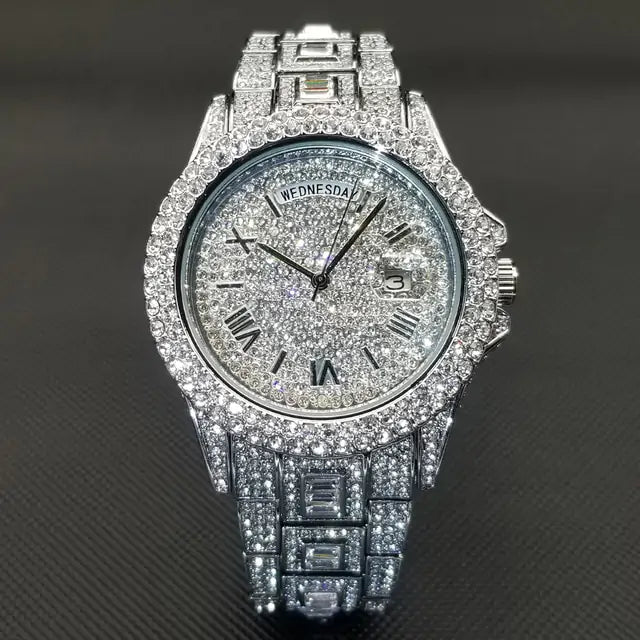 Men's Luxury Crystal Watches