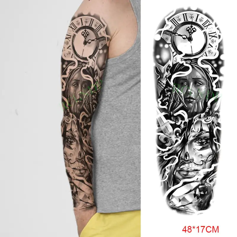 Full Arm Men's Tattoo