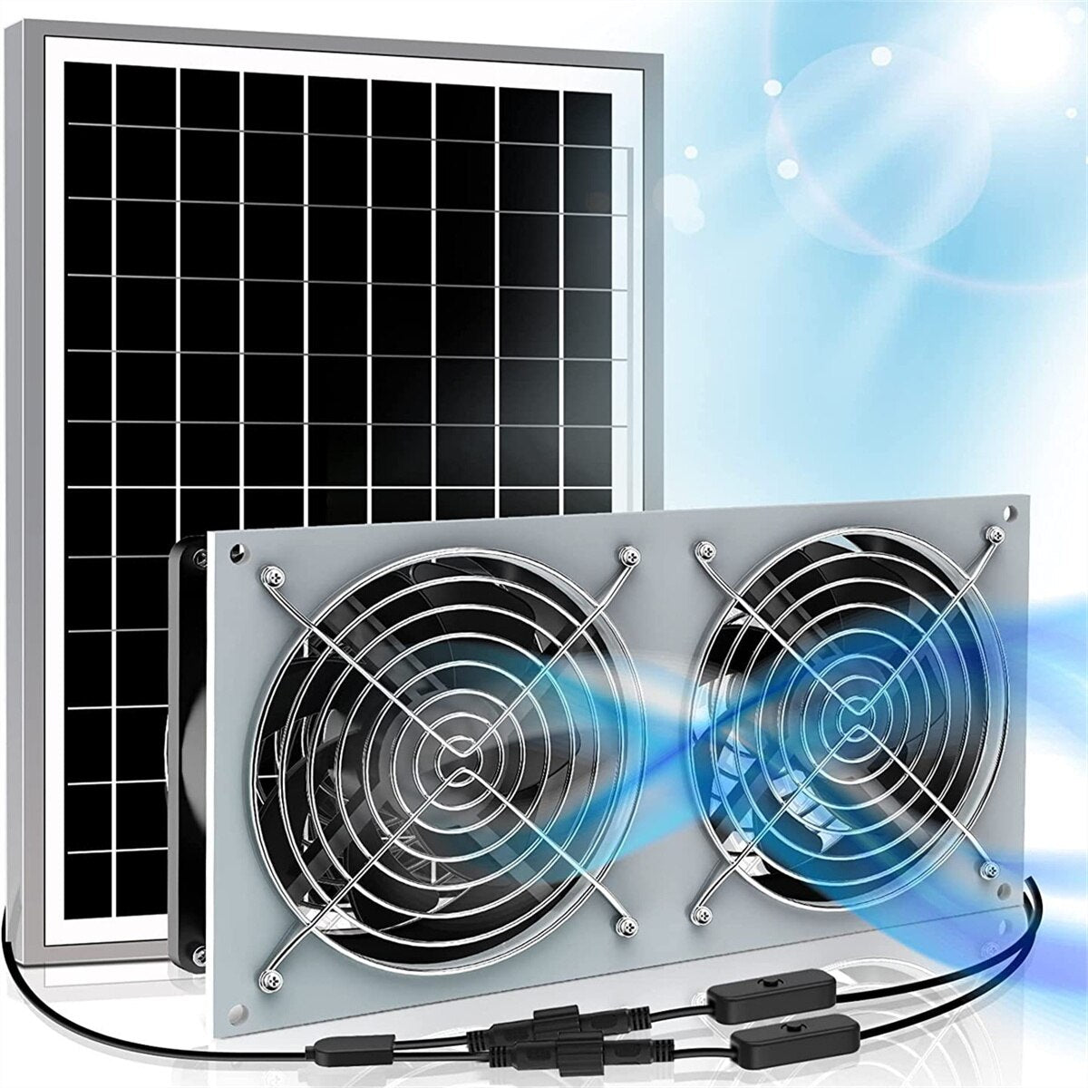 Solar Power Ventilation Fan