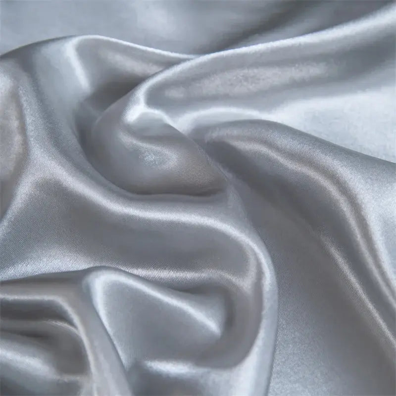 Luxury Flat Sheet Solid Color Satin Bed Sheet Soft Comfortable Bedsheet High-End Bedclothes Sheet