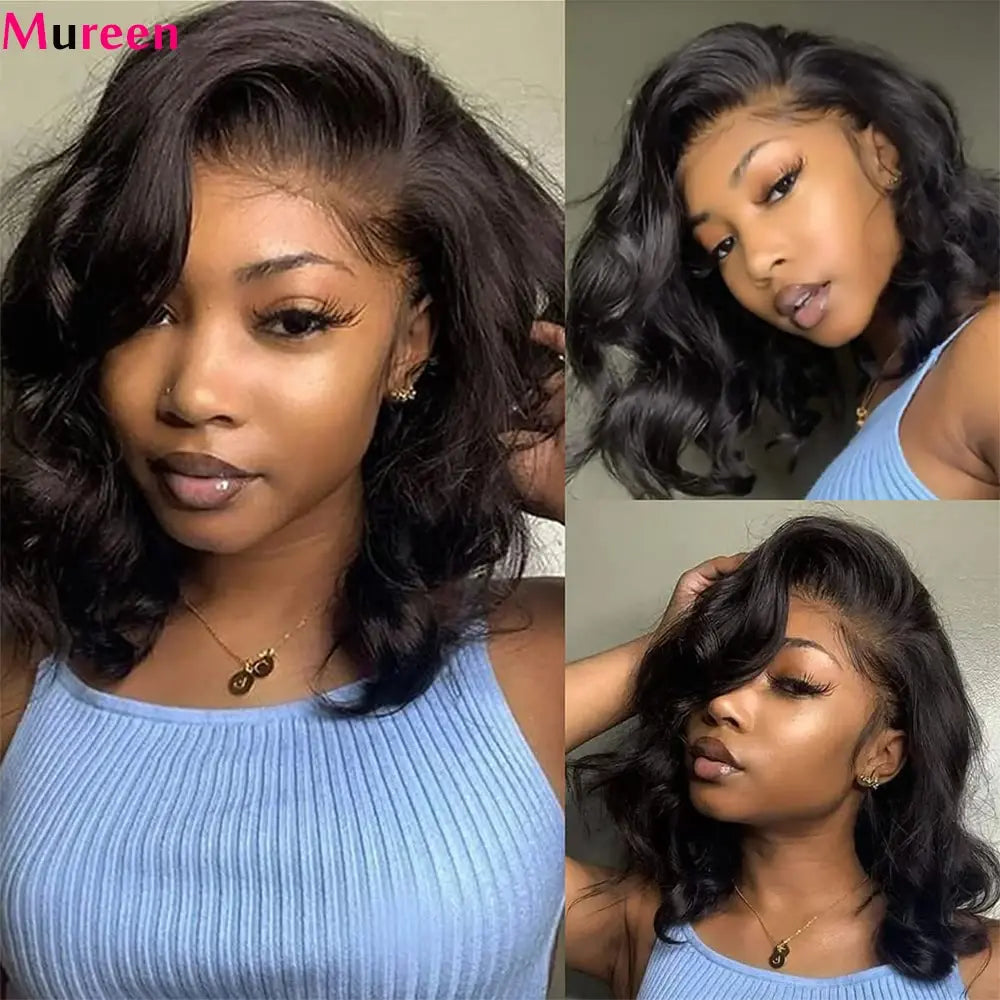 Body Wave Wear And Go Glueless Bob Wigs For Women Ready To Go Human Hair Wigs 4x4 Pre Cut Lace Closure Wig Human Hair