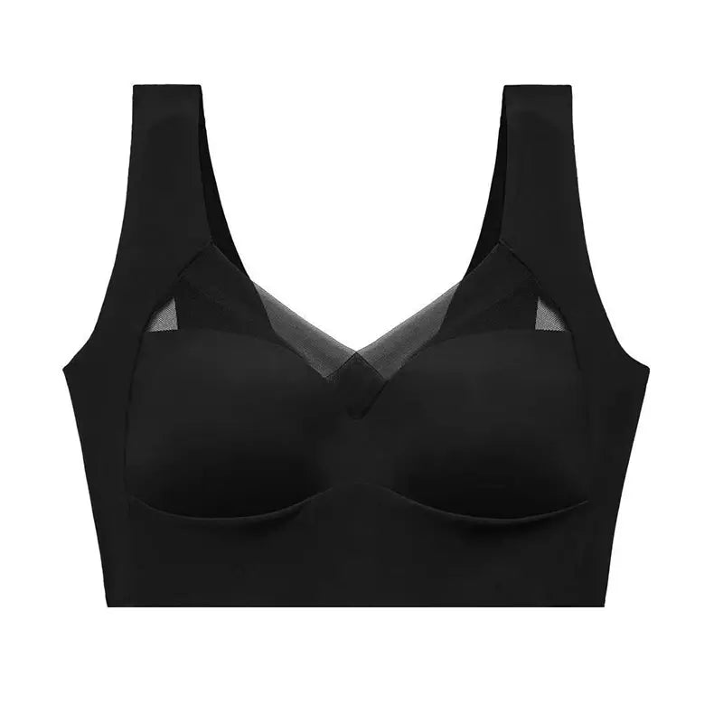 Burvogue Women Seamless Bras Plus Size Sports Bra Top Support Comfortable Underwear Brassiere Yoga Fitness Sleep Vest Bralette