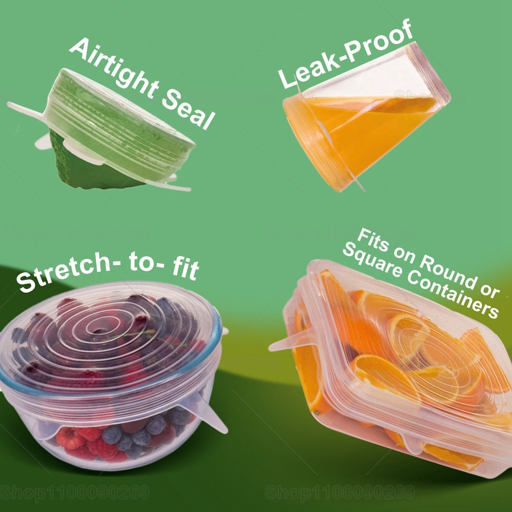 Silicone Cover  Stretch Lids