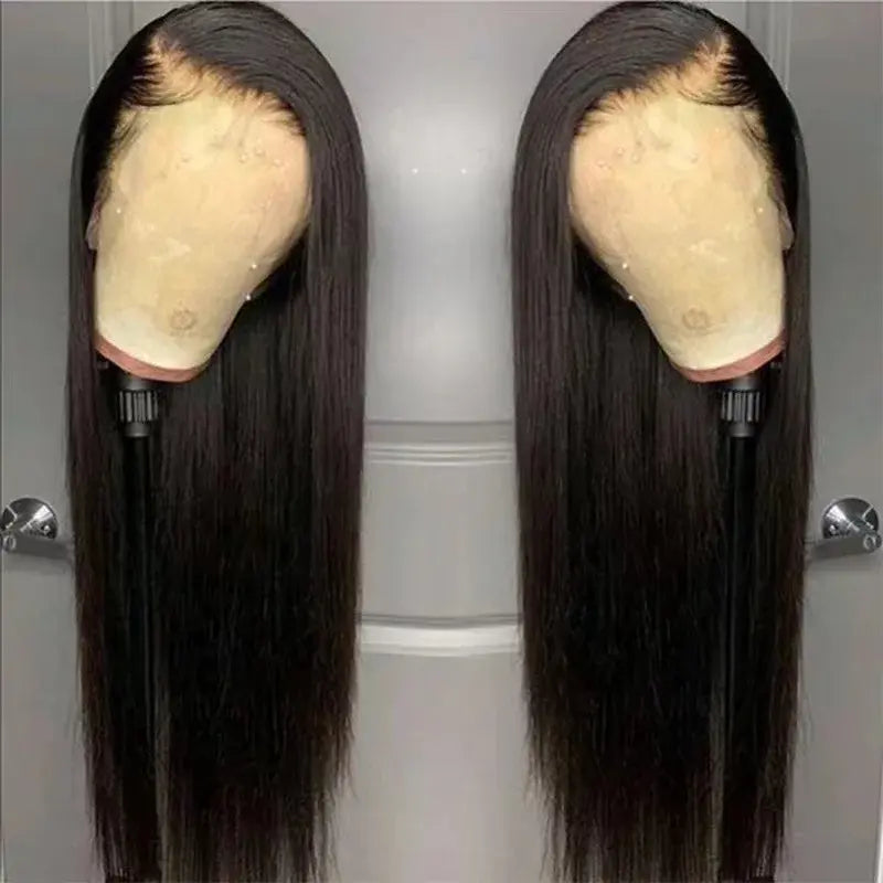 Svipwig Synthetic Lace Front Wig Black Women Straight Black Color Daily Wig Cosplay Wig Natural Hairline Glueless Wigs