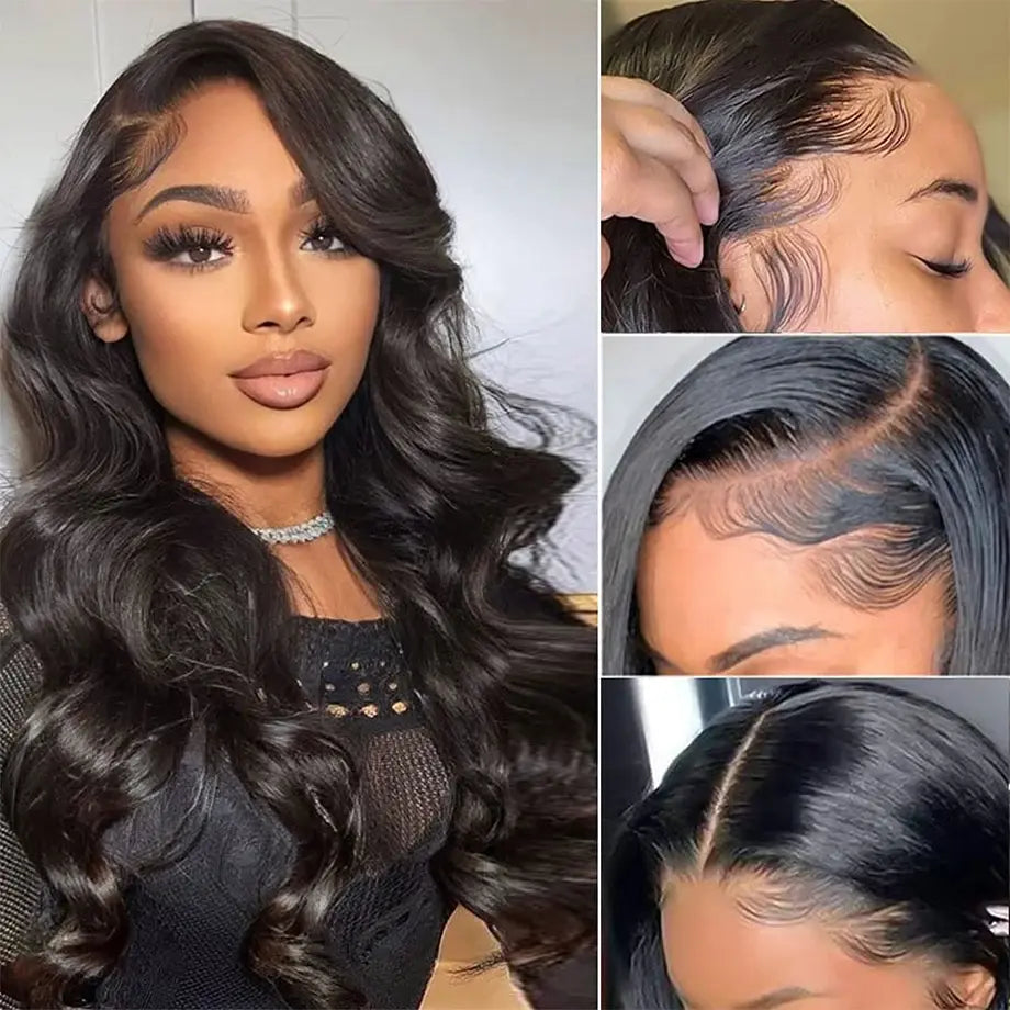 13x4 Human Hair Lace Front Wig 13x6 Body Wave Transparent Hd Lace Frontal Wig Brazilian PrePlucked 6X4 Glueless Closure Wig Sale