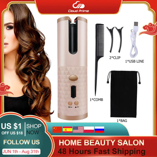 Wireless Hair Curler